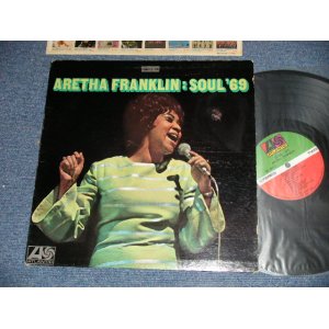 画像: ARETHA FRANKLIN - SOUL '69 ( Matrix #   A) ST-A-681481-B   B) ST-A-681482-B     "MO" Press) (Ex+/Ex+++ EDSP) / 1969 US AMERICA ORIGINAL 1st Press "GREEN & RED with 1841 BROADWAY Label" Used LP 　