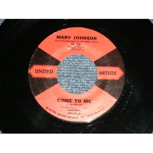 画像: MARV JOHNSON - COME TO ME : WHISPER (Ex++/Ex++)  / 1959 US AMERICA ORIGINAL Used 7"45 Single 