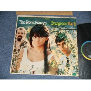 画像: THE STONE PONEYS (LINDA RONSTADT ) - EVERGREEN VOL.2 ( Matrix Number A)ST1-2763-A-3 /B)ST2-2763-B-３ )( Ex/Ex+ A-1:VG+++) / 1967 US AMERICA ORIGINAL ”BLACK With RAINBOW Label" STEREO Used  LP