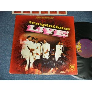 画像: THE TEMPTATIONS - LIVE!  (Ex+/Ex- Looks:Ex++  EDSP )   / 1967 US AMERICA ORIGINAL "1st Press Script 'Gordy' at Top of Label" STEREO  Used  LP 