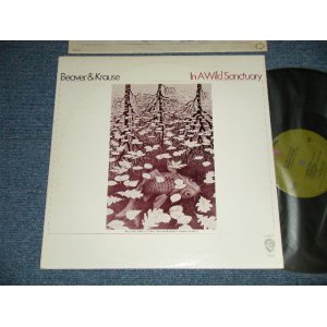 画像: BEAVER & KRAUSE - IN A WILD SANCTUARY (ELECTRO POP/SYNTHE POP)  (Ex+++/Ex++)    / 1970 US AMERICA  ORIGINAL 1st Press "GREEN with WB Label" Used  LP