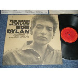 画像: BOB DYLAN - THE TIMES THEY ARE A-CHANGIN' (With INSERTS)  (Ex++/MINT-)  / 1975 Press Version US AMERICA REISSUE Used LP 