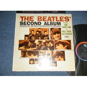 画像: THE BEATLES - SECOND ALBUM (Matrix #  A) T-1-2080-J1G    TYPING Style  B) T-2-2080-G1G   TYPING Style ) ( Ex++/Ex++)  / 1964 US AMERICA ORIGINAL "BLACK with RAINBOW Label" MONO Used LP 