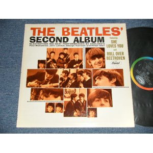 画像: THE BEATLES - SECOND ALBUM (Matrix #  A) T-1-2080-G10    HAND WRITING  Style  B) T-2-2080-G8   HAND WRITING  Style ) ( Ex+++/MINT-)  / 1964 US AMERICA ORIGINAL "BLACK with RAINBOW Label" MONO Used LP 