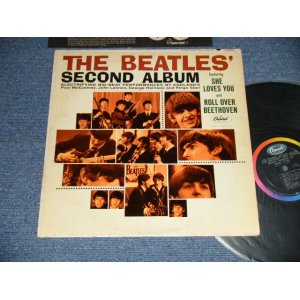 画像: THE BEATLES - SECOND ALBUM (Matrix # A) T-1-2080-H-7   HAND WRITING  Style  B) T-2-2080-F-7   HAND WRITING  Style) (EX+++/MINT EDSP)  / 1964 US AMERICA ORIGINAL "BLACK with RAINBOW Label" MONO Used LP 