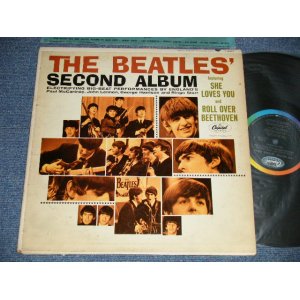 画像: THE BEATLES - SECOND ALBUM (Matrix #A) T-1-2080-G2 TYPING  Style  B) T-2-2080-T3   TYPING  Style) (EX++/Ex++ EDSP)  / 1964 US AMERICA ORIGINAL "BLACK with RAINBOW Label" MONO Used LP 