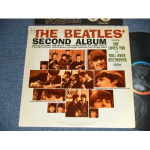 画像: THE BEATLES - SECOND ALBUM (Matrix # A) T-1-2080-H-7   HAND WRITING  Style  B) T-2-2080-F-7   HAND WRITING  Style) (EX++/Ex+++)  / 1964 US AMERICA ORIGINAL "BLACK with RAINBOW Label" MONO Used LP 