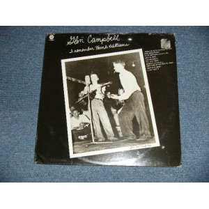 画像: GLEN CAMPBELL - I REMEMBER HANK WILLIAMS ( SEALED BB)  / 1973 US AMERICA ORIGINAL "BRAND NEW SEALED"  LP 