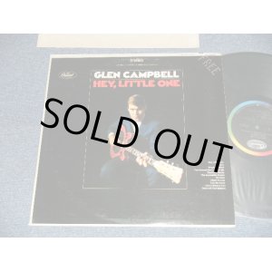 画像: GLEN CAMPBELL - HEY, LITTLE ONE (Ex++/MINT- SWOBC, PROMO HOLE)  / 1968 US AMERICA ORIGINAL  "PROMO" "BLACK with RAINBOW Label" Used LP 