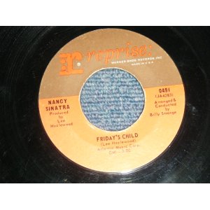 画像: NANCY SINATRA - A) FRIDAY'S CHILD  B) HUTCHINSON JAIL (Ex+/Ex+)  / 1966 US AMERICA  ORIGINAL Used  7"45 SINGLE