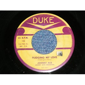 画像: JOHNNY ACE - A) PLEDGING MY LOVE  B) ANY MORE (VG+++/VG+++)  / 1954 US AMERICA ORIGINAL Used 7"SINGLE  