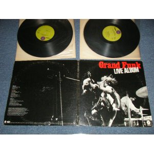 画像: GFR GRAND FUNK RAILROAD - LIVE ALBUM    (Ex+/Ex++ Looks:Ex+++ EDSP) / 1970 US AMERICA ORIGINAL 1st Press "LIME GREEN Label" Used 2-LP 