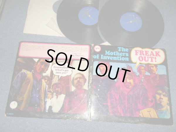 画像1: FRANK ZAPPA / THE MOTHERS OF INVENTION - FREAK OUT! (With "HOT SPOT" MAP on Inside") (Ex+/Ex Looks:VG+++ EDSP) / 1966 US AMERICA ORIGINAL "MONO" Used 2-LP 