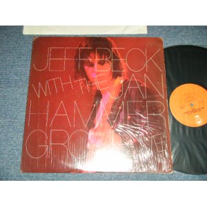 画像: JEFF BECK with JAN HAMMER GROUP -  LIVE  (Matrix #  A) AL-34433-1H    B) BL-34433-1A)  (Ex+++/Ex+++)  / 1977 US AMERICA ORIGINAL 1st Press "ORANGE Label" Used LP 