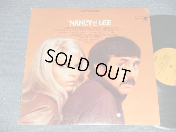 画像1: NANCY SINATRA -LEE HAZELWOOD - NANCY & LEE (  Ex+++/Ex++ Looks:Ex+++) / 1968 US AMERICA ORIGINAL 1st Press "2-COLOR Label"  STEREO Used LP