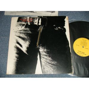 画像: The ROLLING STONES - STICKY FINGERS (Matrix # A) ST-RS-712189 CC MR 15943 (7) Rolling Stones Records B) ST-RS-712190 CC MR 15943-x (7) Rolling Stones Records ) ( Ex+++~Ex++/Ex ) / 1971 US AMERICA ORIGINAL "MO Press" "ZIPPER COVER" "1841 BROADWAY Label" Used LP