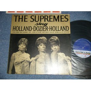 画像: THE SUPREMES - SING HOLLAND DOZIER HOLLAND ( Ex+++, Ex+/MINT) /  1967 US AMERICA ORIGINAL MONO Used LP 