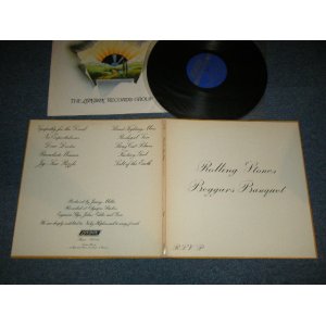 画像:  THE ROLLING STONES - BEGGARS BANQUET ( MATRIX # A)  XZAL-8476-A W   B)  XZAL-8477-B W) ( Ex+/MINT- ) / 1974? US AMERICA REISSUE  2nd Press None-Credit Back Cover Used LP 