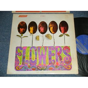 画像: ROLLING STONES -  FLOWERS (Matrix# A) ZAL 7752-1A BellSound    B) ZAL 7753-1A BellSound )  ( Ex++/Ex++Looks:Ex+ / 1967-69 Version? US AMERICA  ORIGINAL "BLUE  with Boxed 'LONDON' Label" "ADDRESS CREDIT at Bottom Label"  STEREO   Used LP