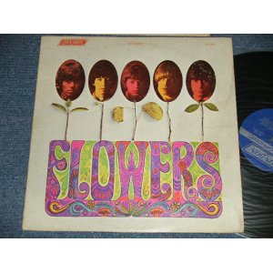 画像: ROLLING STONES -  FLOWERS (Matrix#  A) ZAL 7752-1K BellSound  6-22-67     B) ZAL 7753-20 BellSound  sf )  ( Ex+/Ex+++  EDSP)  / 1967 Version US AMERICA ORIGINAL "BLUE  with Boxed 'LONDON' Label" "NONE ADDRESS CREDIT at Bottom Label"  STEREO   Used LP 