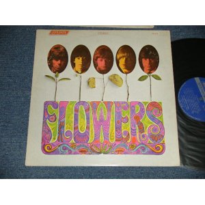 画像: ROLLING STONES -  FLOWERS (Matrix #  A) LL-3509 ARL 7752-20 1B-W     B) LL-3509 ARL 7753-20 1N-W )  ( Ex+++/MINT- WOL )  / 1973 Version? US AMERICA  "BLUE  with Boxed 'LONDON' Label" "ADDRESS CREDIT at Bottom Label"  STEREO   Used LP