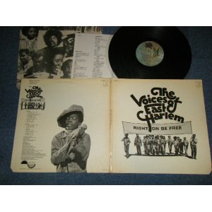 画像: The VOICES OF EAST HARLEM - RIGHT ON BE FREE (Ex++/MINT- Cut out) / 1972 US AMERICA ORIGINAL "With INSERTS" "with Custom Inner Sleeve" "BUTTERFLY Label" Used LP