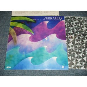 画像: JOHN FAHEY  - RAIN FORESTS, OCEANS, AND OTHER THEMES : with INSERTS  (Ex+++/MINT- BB )  / 1990 SOUTH KOREA ORIGINAL Used LP 