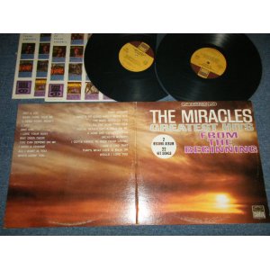 画像: The MIRACLES (SMOKEY ROBINSON) - Greatest Hits From The Beginning (Ex+/MINT-) / 1965 US AMERICA ORIGINAL Used 2-LP's 