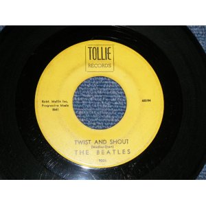 画像: The BEATLES - THERE'S A PLACE / TWIST AND SHOUT(Ex Looks:VG+++/Ex Looks:VG+++) / 02. Mar 1964 Version US AMERICA ORIGINAL "YELLOW with Black Print Label" Used 7" Single 