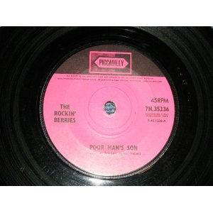 画像: The ROCKIN' BERRIES  - A) POOR MAN'S SON  B) FOLLOW ME  (Ex++/Ex+ )  / 1965 UK ENGLAND ORIGINAL Used 7" Single 