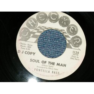 画像: FONTELLA BASS - A) RESCUE ME  B)SOUL OF THE MAN (Ex/Ex) / 1965 US AMERICA ORIGINAL  "WHITE LABEL PROMO" Used 7"SINGLE   