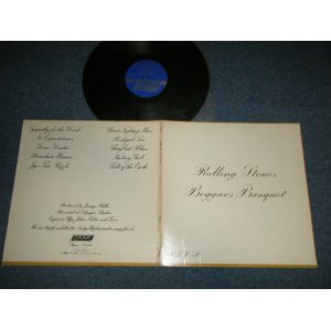 画像:  THE ROLLING STONES - BEGGARS BANQUET ( MATRIX # XZAL-8476 A /XZAL-8477 B ) (Ex++/Ex+++ EDSP)/ 1974? Version US AMERICA REISSUE  2nd Press Non-Credit Back Cover  LP 