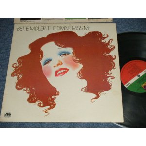 画像: BETTE MIDLER - THE DIVINE MISS M (Matrix #  A) ST-A-722567 G  PR   B) ST-A-722568 D  AT/GP PR  ) ("PR" Credit at BOTTOM Label)  (Ex++/MINT-, A-2,3:Ex EDSP) / 1972 US AMERICA ORIGINAL 1st Press "1841 BROADWAY Label" Used LP 