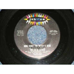 画像: The FIFTH ESTATE - A) DING, DONG! The WITCH IS DEAD  B) The RUB-A-DUB (Ex++ Looks:MINT-/Ex++ Looks:MINT-)  / 1967 US AMERICA ORIGINAL  Used 7" Single 