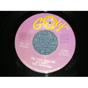 画像: THE CONTOURS - A) DO YOU LOVE ME  B) MOVE MR. MAN (Ex++/Ex++ BB)  / 1962 US AMERICA ORIGINAL Used 7" Single  