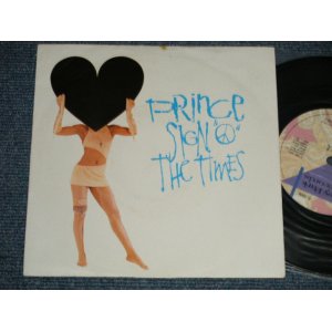 画像: PRINCE - A) SIGN "O" TIMES  B) LA. LA. LA. HE. HE. HEE (Ex++/MINT- EDSP)  / 1987 UK ENGLAND ORIGINAL  Used 7" 45 rpm Single with PICTURE SLEEVE  