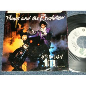 画像: PRINCE - A) LET'S GO CRAZY B) EROTIC CITY (Ex/Ex+++)  / 1984 US AMERICA ORIGINAL  Used 7" 45 rpm Single with PICTURE SLEEVE  