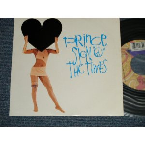 画像: PRINCE - A) SIGN "O" TIMES  B) LA. LA. LA. HE. HE. HEE (Ex++/MINT-)  / 1987 US AMERICA ORIGINAL  Used 7" 45 rpm Single with PICTURE SLEEVE  