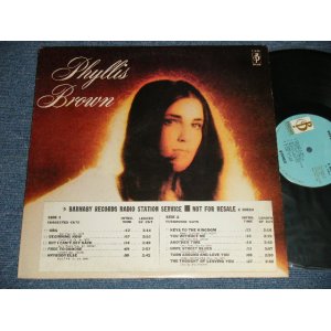 画像: PHYLLIS BROWN -  PHYLLIS BROWN (Ex++/Ex+++) / 1971 US AMERICA ORIGINAL "PROMO" Used LP