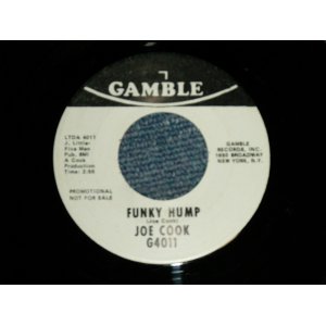 画像: JOE COOK - A) FUNKY HUMP (MOD STYLE NORTHERN)  B) AMERICA DON'T TURN YOUR BACK(NORTHERN BALLAD by DEEP SOUL) (Ex+++/Ex+++)  / 1970 US AMERICA ORIGINAL "WHITE LABEL PROMO" Used 7" 45 rpm Single 