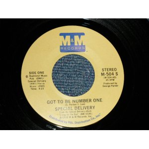 画像: SPECIAL DELIVERY - A) GOT TO BE NUMBER ONE (FUNK)  B) WHAT'S WRONG (FUNK) (MINT-/MINT-) /  1982 US AMERICA ORIGINAL Used 7" 45 rpm Single 