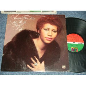 画像: ARETHA FRANKLIN - LET ME IN YOUR LIFE  (Matrix # A)ST-A-733043-C AT/GP  PR  B)ST-A-733044-D AT/GP  PR) (Ex+/MINT-  CUTOUT) / 1974 US AMERICA ORIGINAL 1st press "GREEN & RED with large 75 ROCKFELLER Label" Used LP 