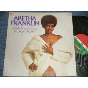 画像: ARETHA FRANKLIN - WITH EVERYTHING I FEEL IN ME (Ex++/Ex++ )  / 1974 US AMERICA ORIGINAL 1st press Large "75 ROCKFELLER Label" Used LP 