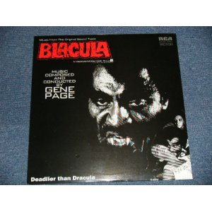 画像: ost GENE PAGE - BLACULA (SEALED) /  US AMERICA REISSUE "BRAND NEW SEALED" LP