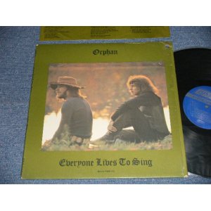 画像: ORPHAN - EVERYONE LIVES TO SING (MINT-/MINT- BB for PROMO) / 1972 US AMERICA ORIGINAL "PROMO" Used LP 