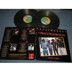 画像: The NEVILLE BROTHERS - TREACHEROUS : A HISTORY ON THE NEVILLE BROTHERS (Ex++/MINT-) / 1986 US AMERICA ORIGINAL Used 2-LP