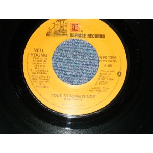 画像: NEIL YOUNG - A) FOUR  STRONG WINDS  B) HUMAN HIGHWAY (Ex++/Ex++) / 1978 US AMERICA ORIGINAL Used 7" 