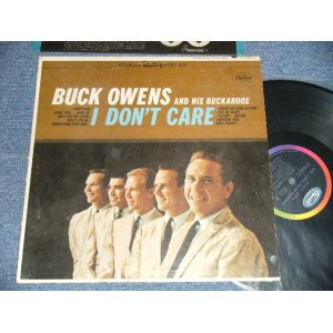 画像: BUCK OWENS And His BUCKAROOS - I DON'T CARE ( Ex/Ex+ EDSP) / 1964 US AMERICA  ORIGINAL 1st Press "BLACK with RAINBOW CAPITOL Logo on Top label" STEREO Used LP 