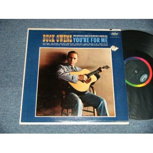 画像: BUCK OWENS - YOU'RE FOR ME ( Ex, Ex+/Ex++  Looks:Ex+ TEAR) / 1962 US AMERICA  ORIGINAL "BLACK with RAINBOW CAPITOL Logo on Top label" MONO Used LP 