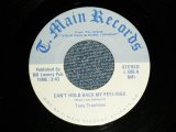 画像: TONY TROUTMAN - A) CAN'T HOLD BACK MY FEELINGS (BALLAD) B) DO IT RIGHT (FUNK) (Ex+++/Ex+++)  / 1983? US AMERICA ORIGINAL Used 7"45 